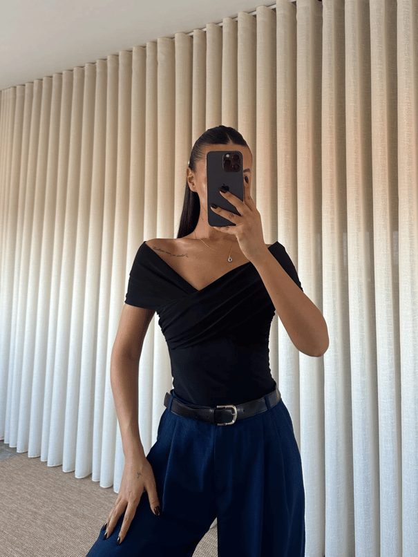 Mandy Madonna Bodysuit Siyah - Siyah