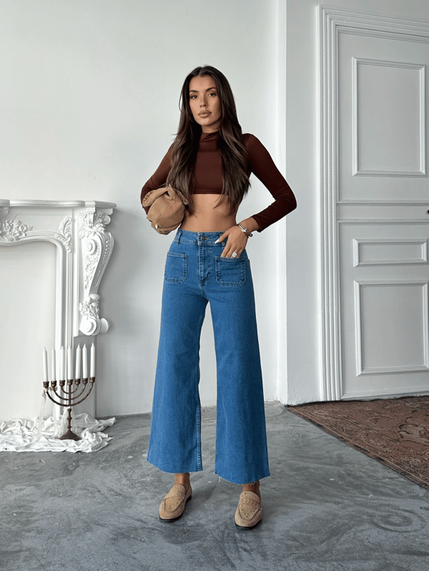 Cepli Fit Palazzo - Mavi