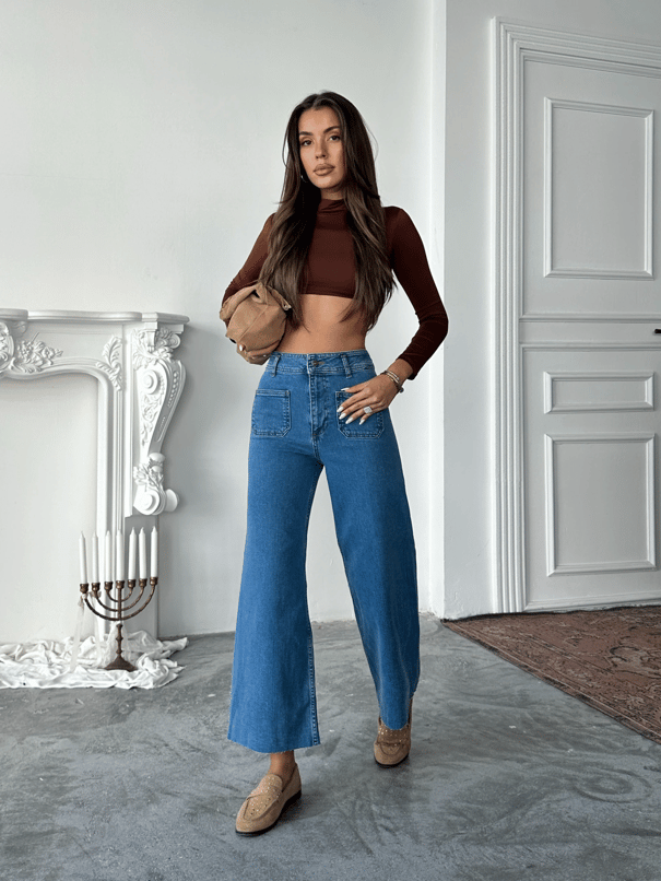 Cepli Fit Palazzo - Mavi