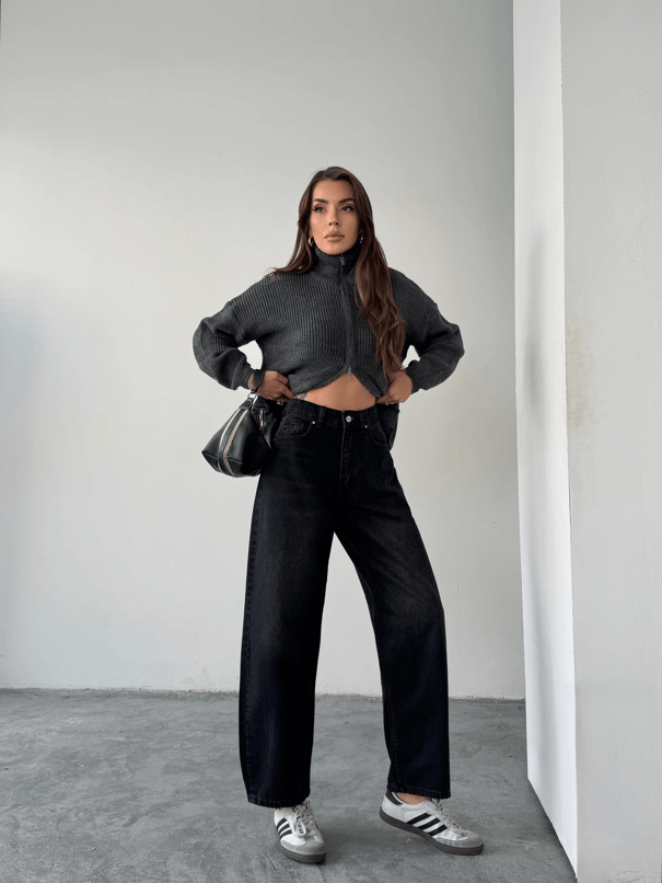 Baggy Jean  - Siyah