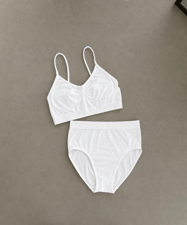 Basic Bralet Takım - Beyaz