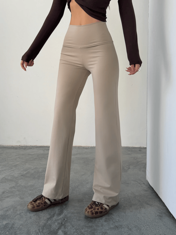 Orıgınal Tayt Pantolon  - Taş