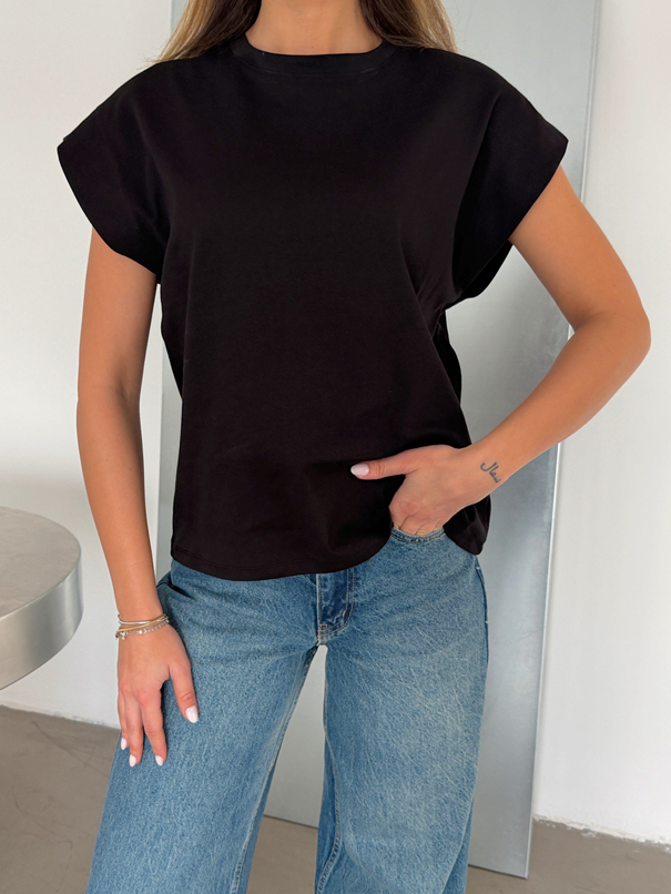 Düz Kolsuz Basic - Siyah