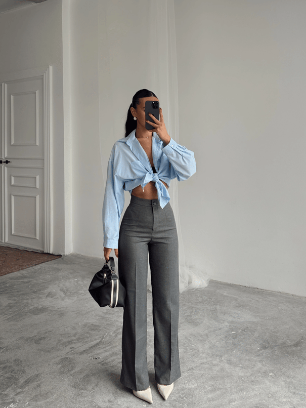 Poliviskon Fit Palazzo - Gri