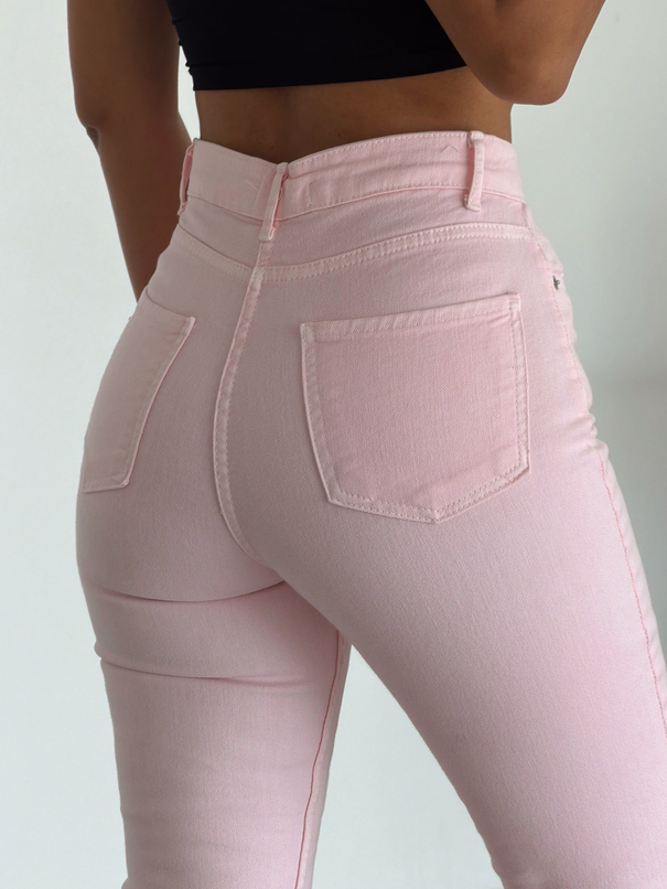Boyfit Denim Jean - Pembe
