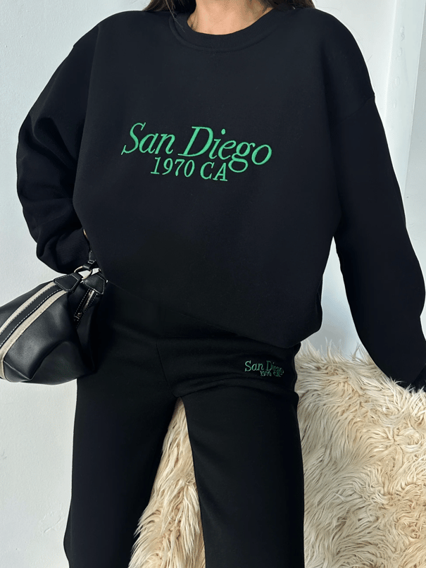 Sandiego Eşofman Takım Siyah - Siyah