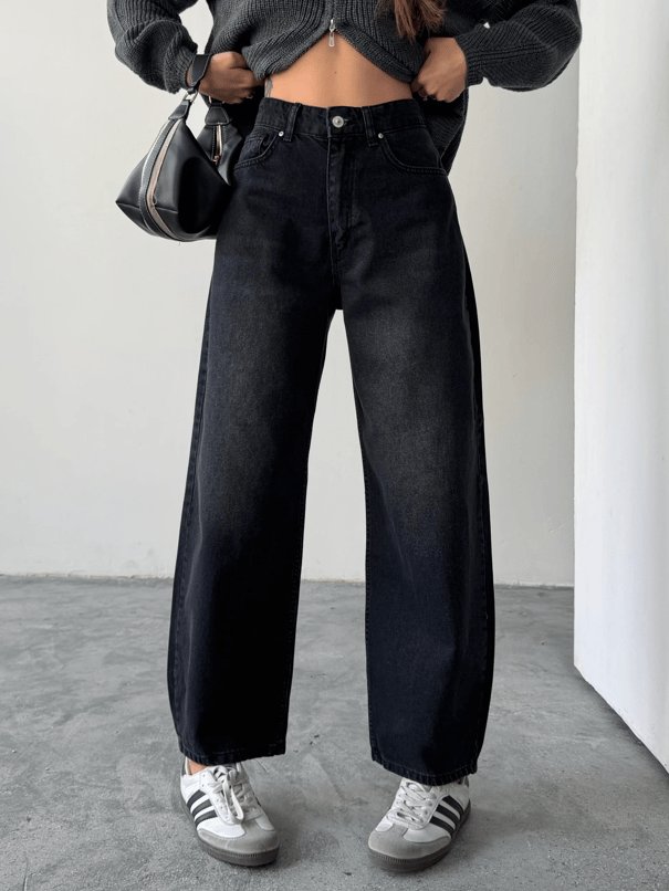 Baggy Jean  - Siyah
