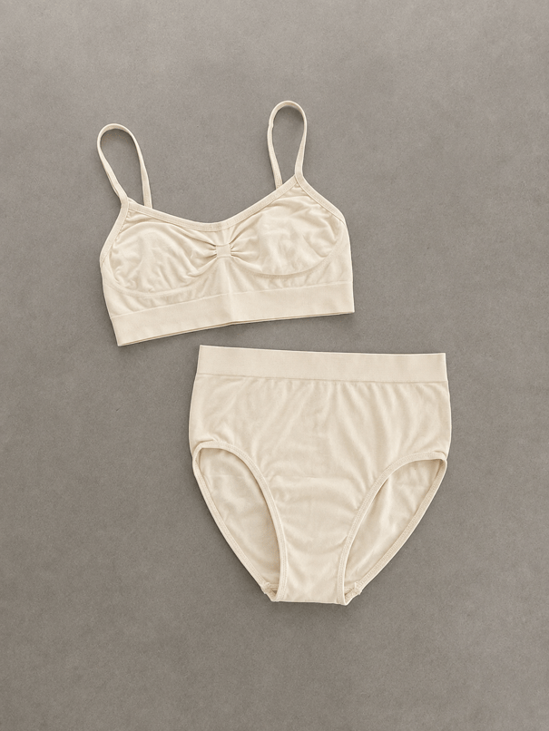 Basic Bralet Takım - Bej
