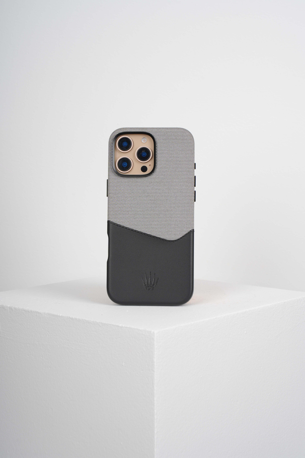 iPhone 16 Pro Gri-Siyah nova kılıf baskı önizlemesi