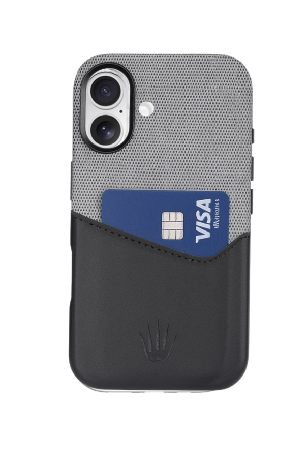 iPhone 16 Siyah-Gri nova kılıf baskı önizlemesi