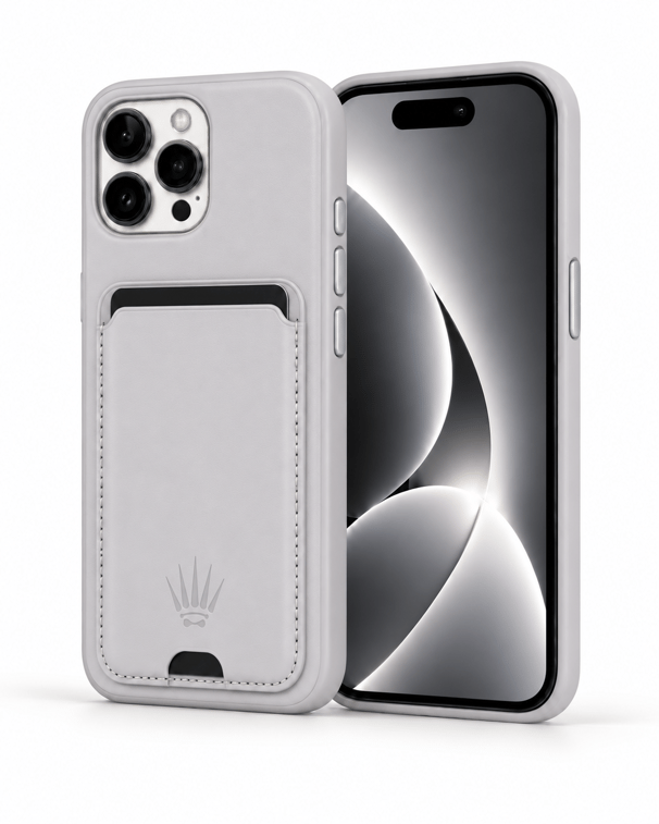 iPhone 15 Plus Gri standlı kılıf baskı önizlemesi