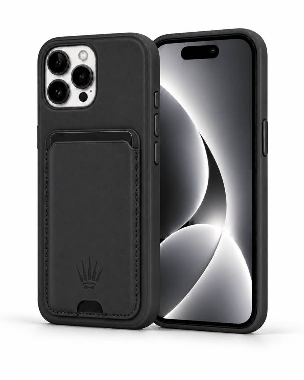 iPhone 15 Plus Siyah standlı kılıf baskı önizlemesi