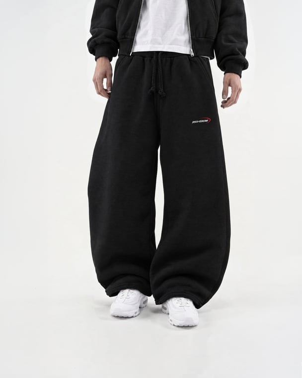 Kışlık Sweatpant “RED BASIC V2” — Siyah
