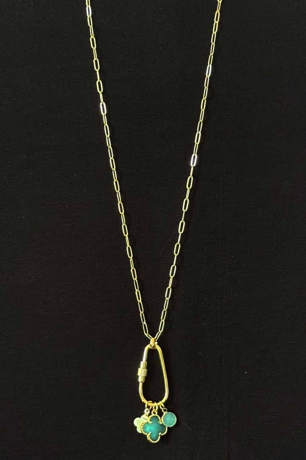 Yonca Yapraklı Kolye