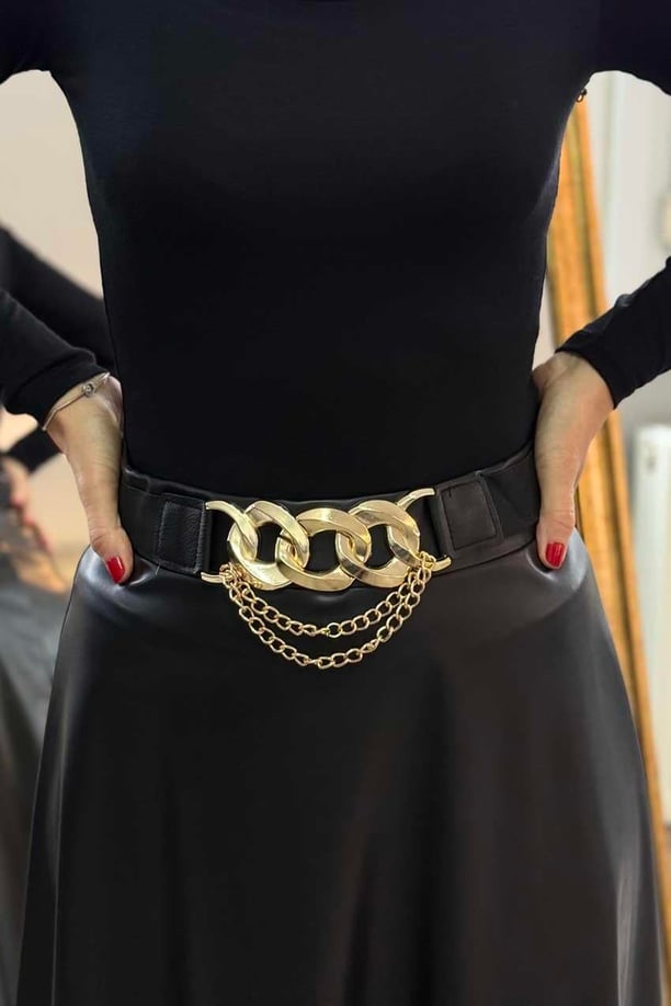 Zincir Detaylı Kemer