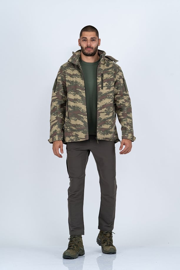 MONT TACTICAL SOFTSHELL KAMUFLAJ - 305
