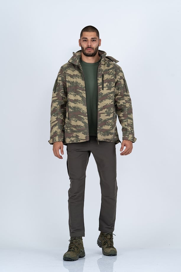 MONT TACTICAL SOFTSHELL KAMUFLAJ - 305