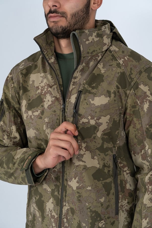 MONT TACTICAL SOFTSHELL KAMUFLAJ - 305