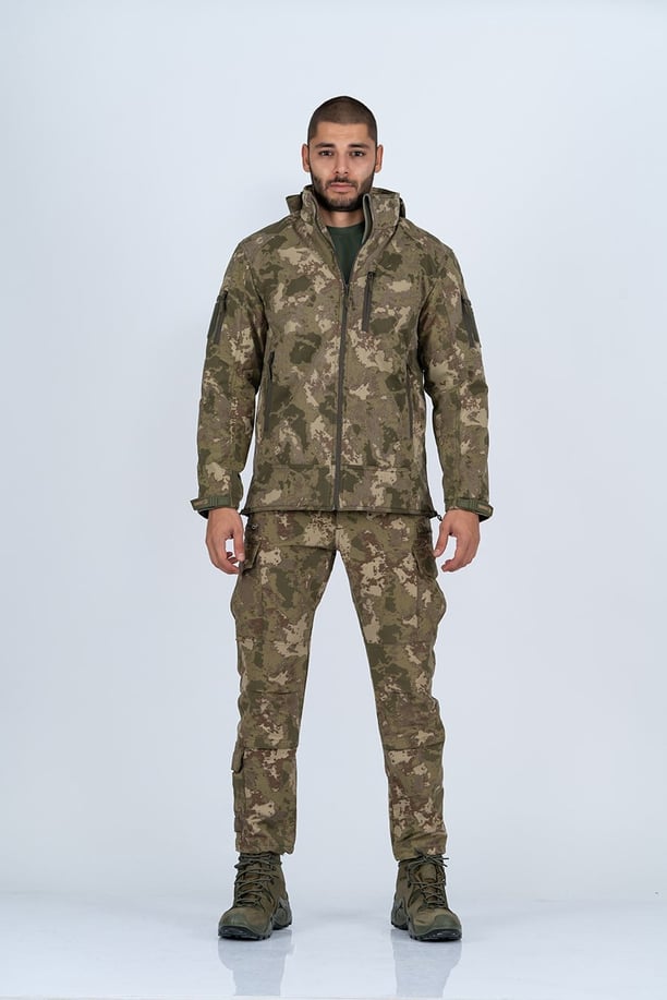 MONT TACTICAL SOFTSHELL KAMUFLAJ - 305