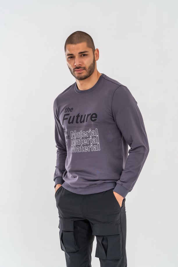 SWEATSHIRT BASIC - 902 - ANTRASİT
