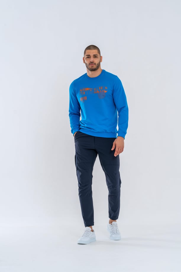 SWEATSHIRT BASIC - 902 - B01 - S.MAVİ
