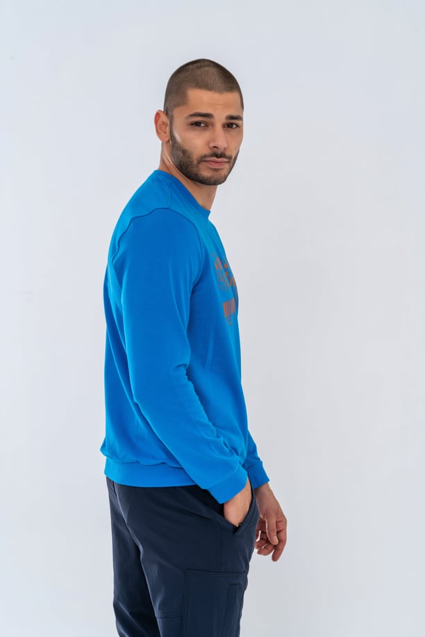 SWEATSHIRT BASIC - 902 -  S.MAVİ