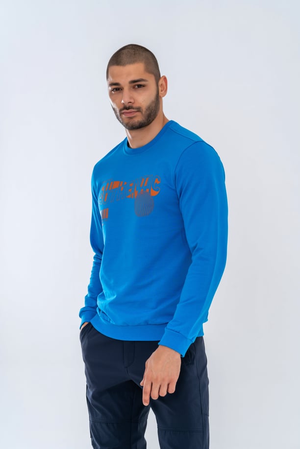 SWEATSHIRT BASIC - 902 -  S.MAVİ