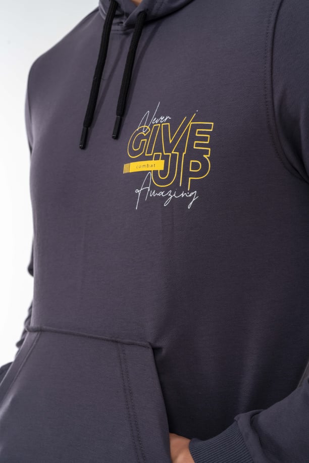 SWEATSHIRT KAPŞONLU - 904 - ANTRASİT