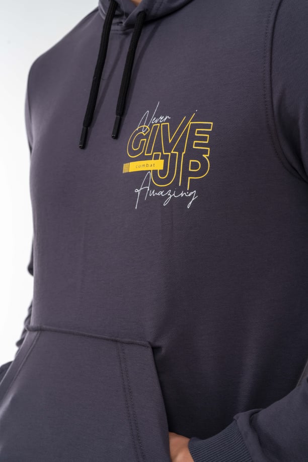 SWEATSHIRT KAPŞONLU - 904 - B36 - ANTRASİT