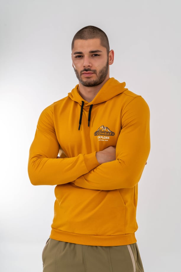 SWEATSHIRT KAPŞONLU - 904 - HARDAL