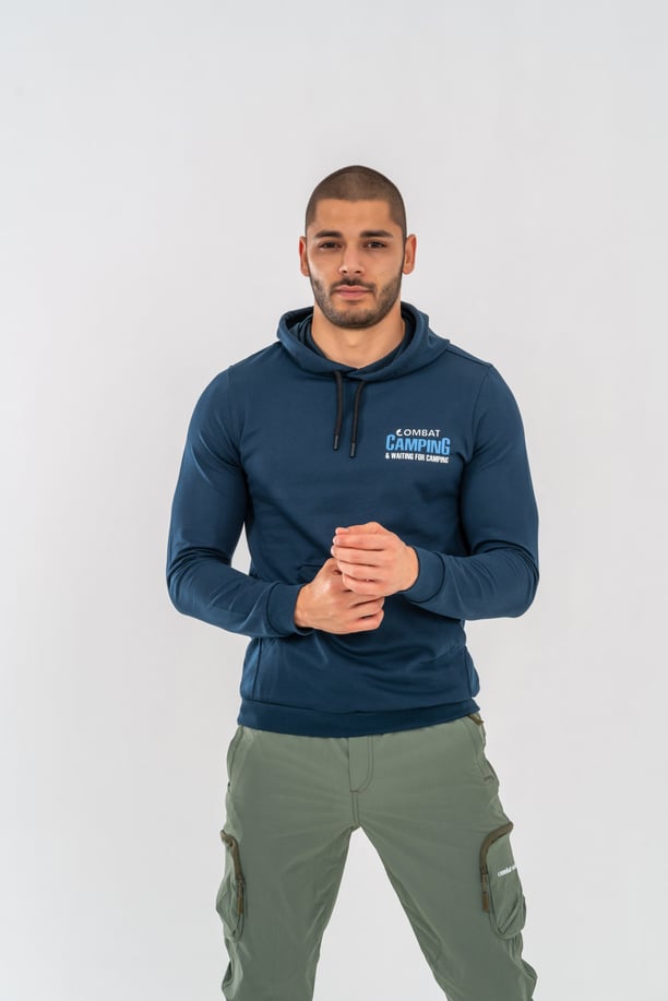 SWEATSHIRT KAPŞONLU - 904 - LACİVERT