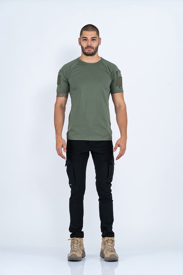 T-SHIRT TACTICAL K.KOL PİKE - 801