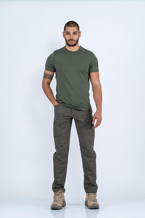 Tactical outdoor pantolon ripstop çok cepli kargo pantolonu - 501
