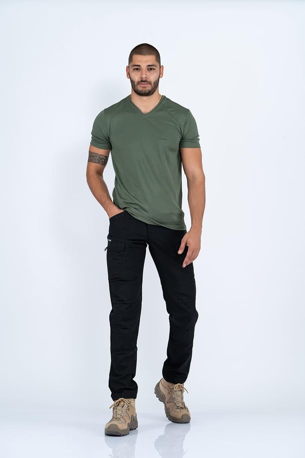 Tactical outdoor pantolon ripstop çok cepli kargo pantolonu - 501
