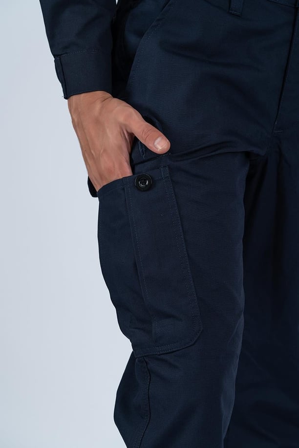 Taktik outdoor pantolon ripstop çok cepli Lacivert Kargo pantolonu - 509