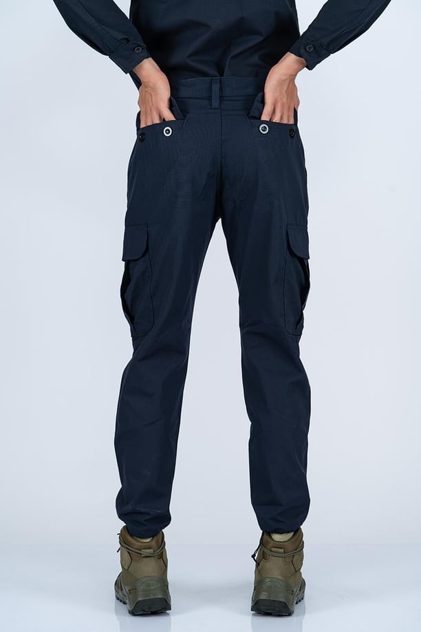 Taktik outdoor pantolon ripstop çok cepli Lacivert Kargo pantolonu - 509