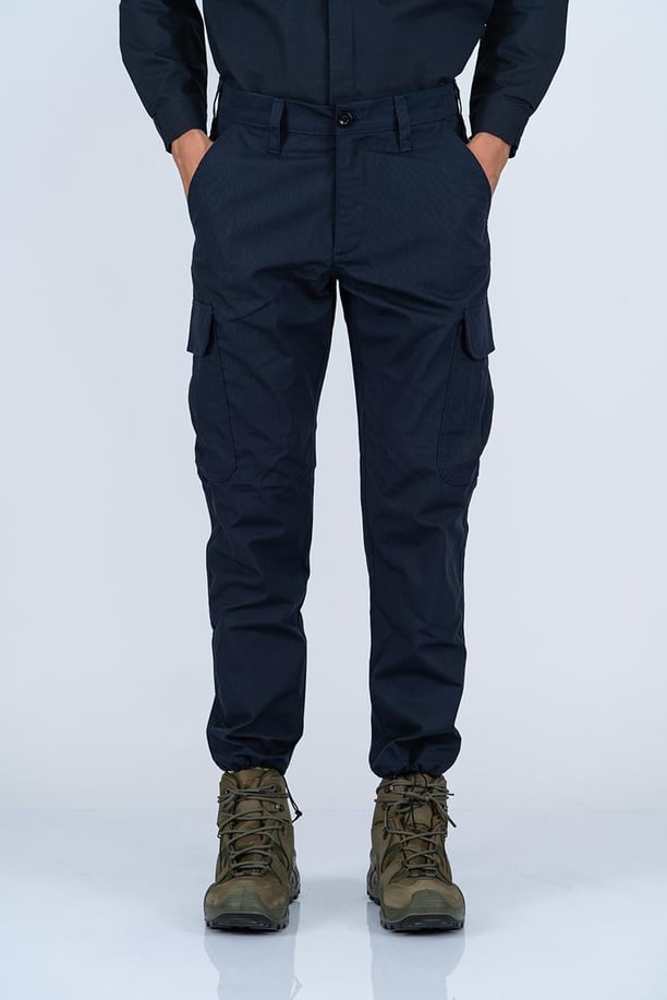 Taktik outdoor pantolon ripstop çok cepli Lacivert Kargo pantolonu - 509
