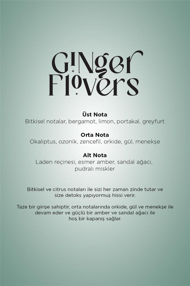 Ginger Flowers Auramax Koku Kartuşu 250 ML Premium Seri