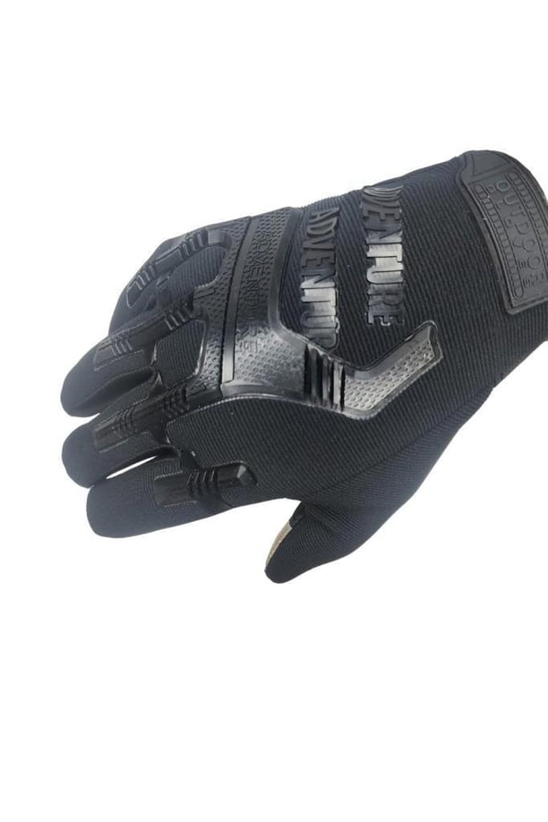 Adventure Tam Parmak Dokunmatik Özellikli Eldiven (SİYAH-XL)