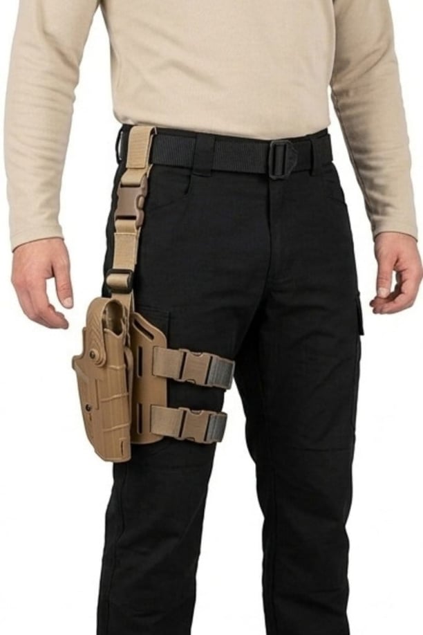 Akar P 7022 Glock 17/19 Bacak Kılıfı – Polimer Tabanca Kılıfı