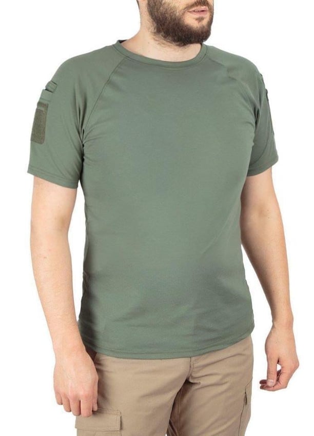 Bisiklet Yaka Kısa Kol Basic Combat T-Shirt 