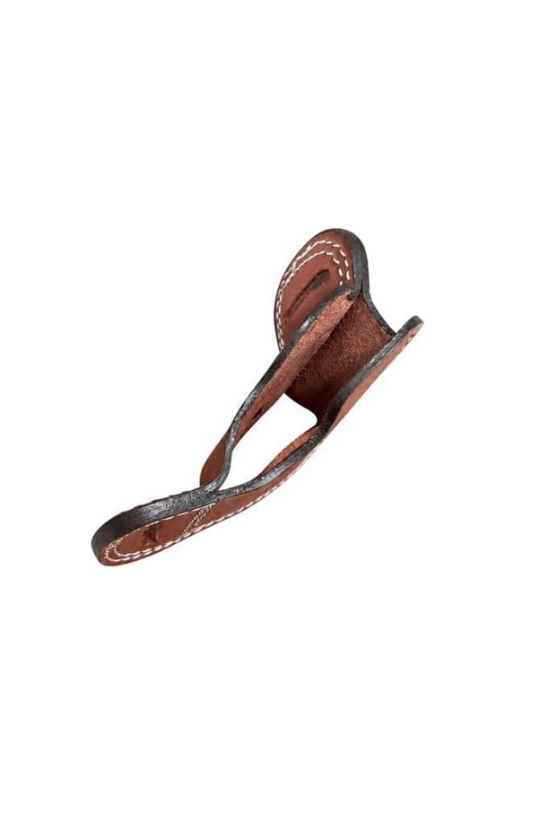 DERİ YARIM KELEBEK KILIF 9MM KAHVE