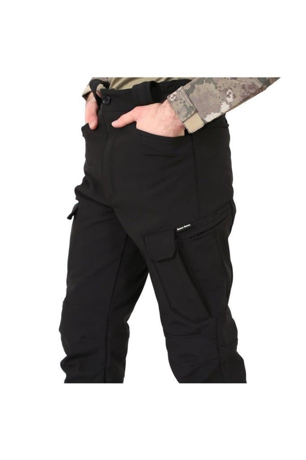 High Mountain Su Geçirmez Softshell Erkek & Kadın Outdoor Taktik Pantolon (SİYAH-XS)