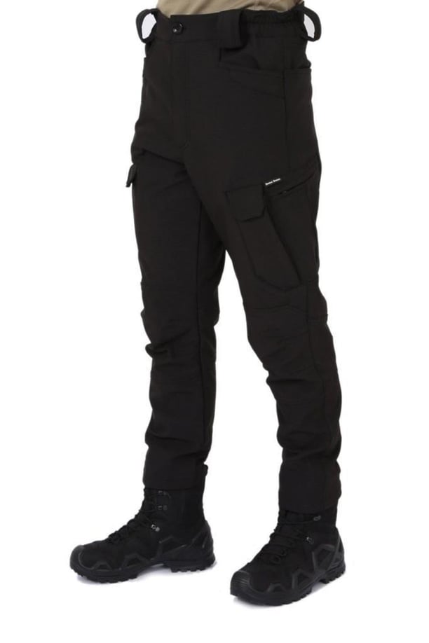 High Mountain Su Geçirmez Softshell Erkek & Kadın Outdoor Taktik Pantolon (SİYAH-2XL)