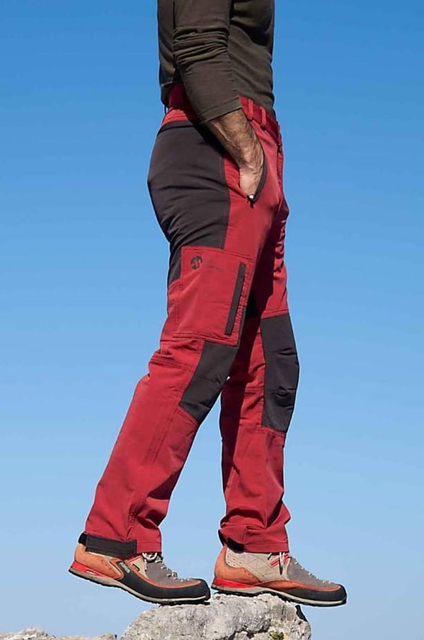 High Mountain Trekking Pantolon Nepal Model (KIRMIZI-ANTRASİT-XL)