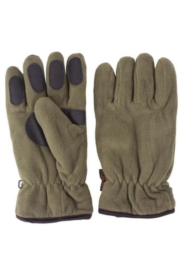 İşnar Erkek&Kadın Outdoor Kışlık Kaymaz Polar Eldiven (HAKİ)
