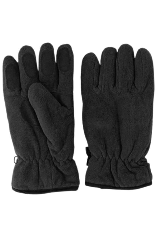 İşnar Erkek&Kadın Outdoor Kışlık Kaymaz Polar Eldiven (SİYAH)