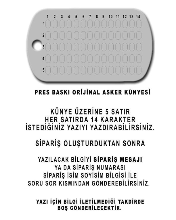 KÜNYE VE YAZIMI
