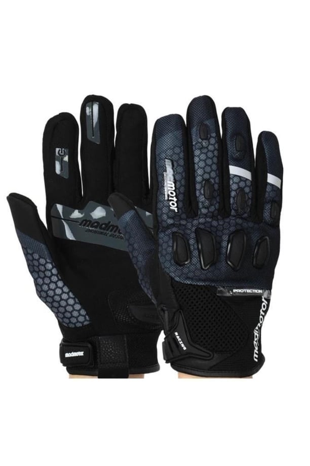 Madmotor MT-21 Protection Taktik Motosiklet Eldiveni Dokunmatik Kaymaz Korumalı Erkek Eldiveni