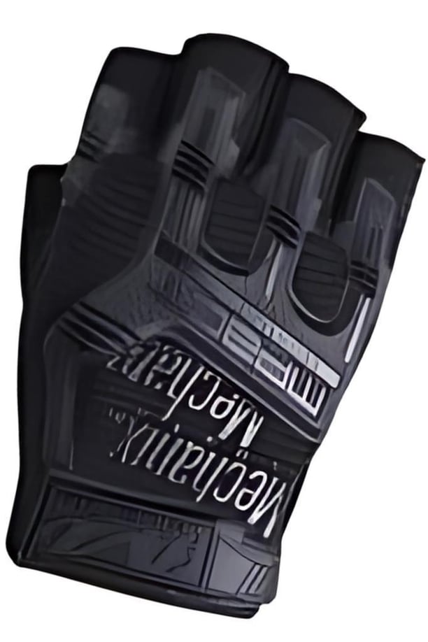 Mechanix Yarım Parmak Eldiven- Taktik Destekli Kadın&Erkek unisex Eldiven (SİYAH-M)